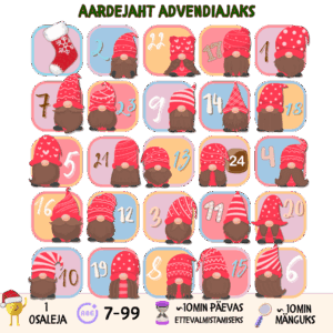 24 pakapikku Aardejaht advendiajaks