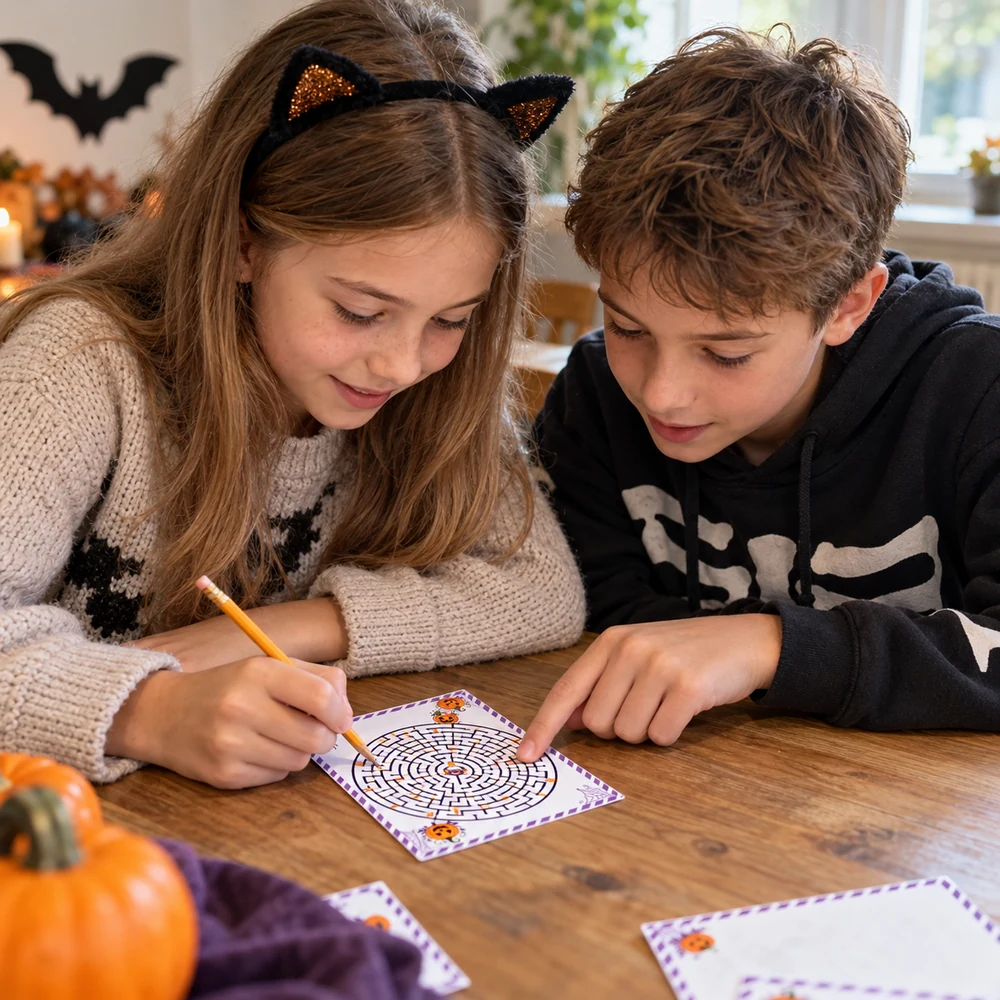 halloween aardejaht lapsed mängivad