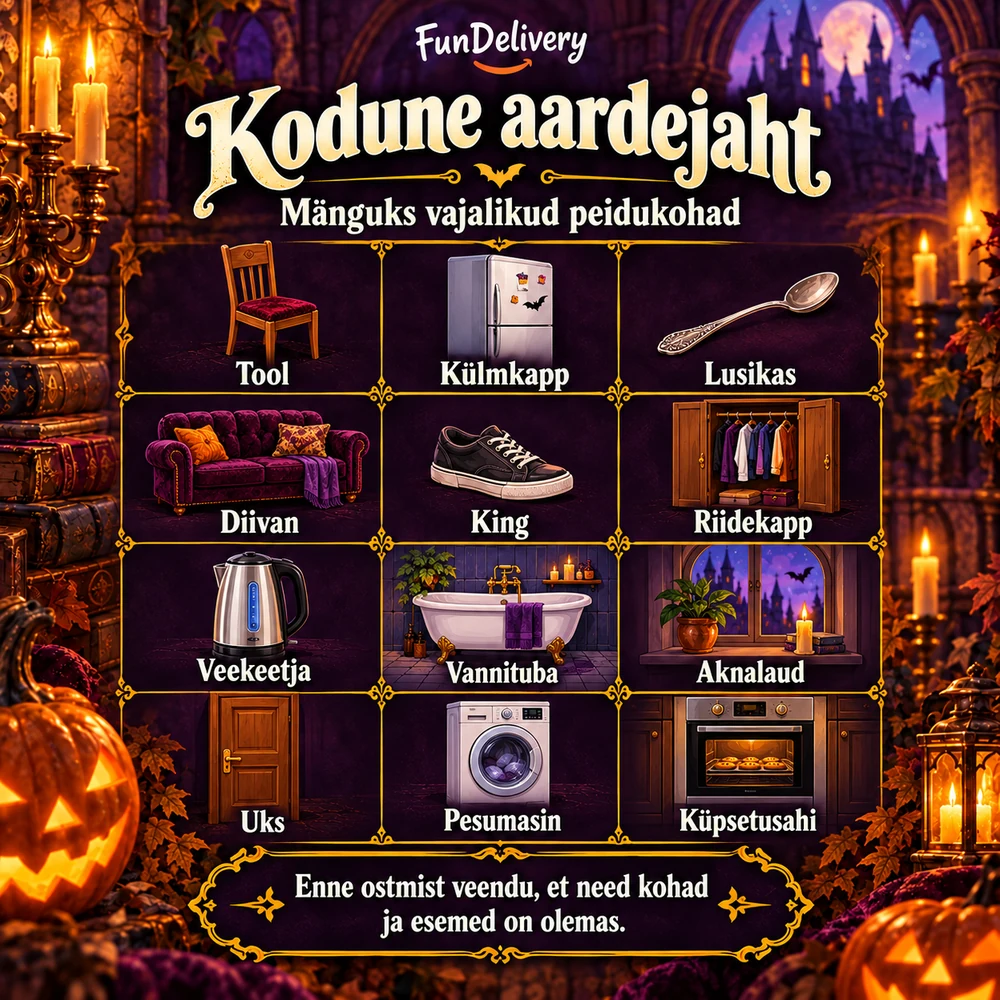 Halloween kodune aardejaht vastused